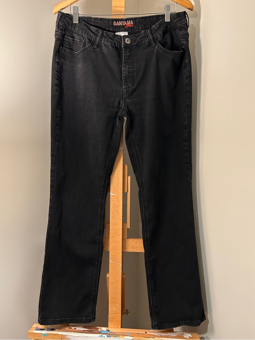 Santana Jeans | Black Boot-Cut Jeans | Size 14